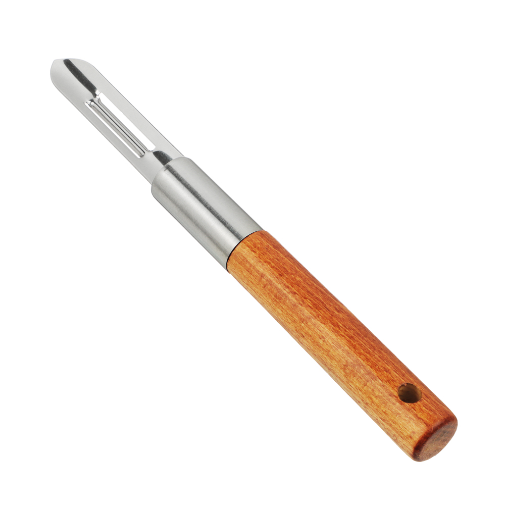 SATOSHI ЭКО Овощечистка, 20.2х3.2см, нерж.сталь, бук, арт.№ 882-389