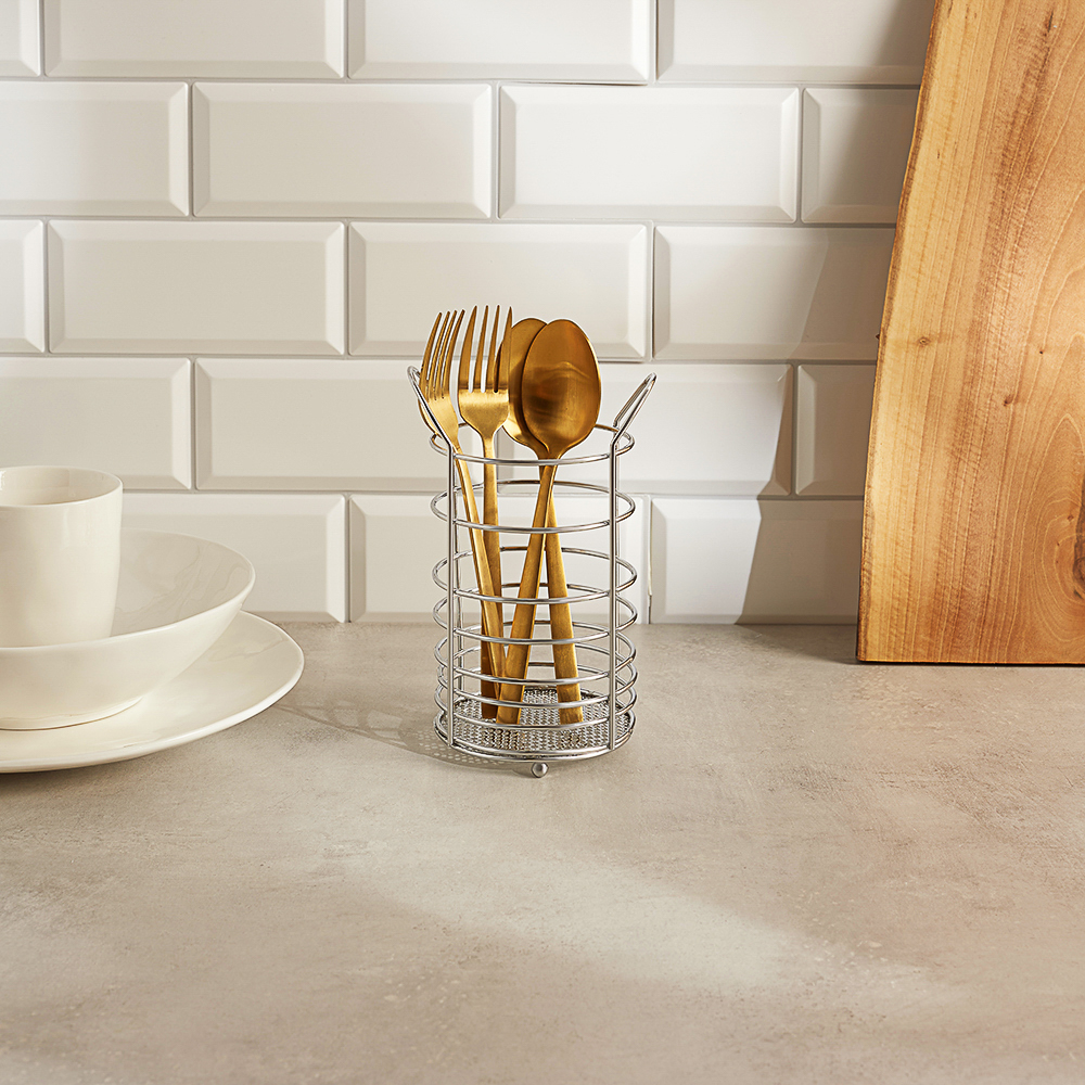 VETTA Сушилка для столовых приборов, металл, d11х19см, A 22, арт.№ 485-019