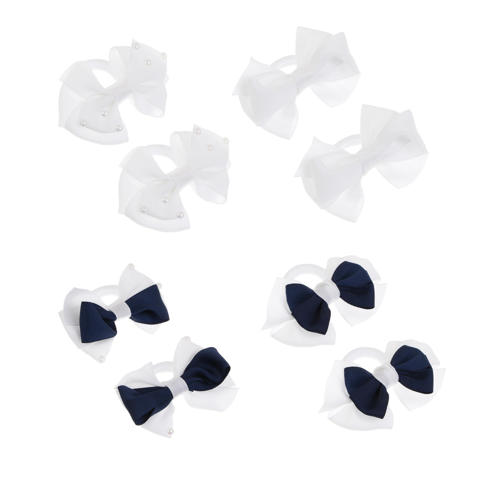 Набор 2 банта тм ЮНИLOOK, 6 см, 4 дизайна, арт.№ 322-321