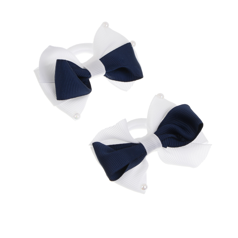 Набор 2 банта тм ЮНИLOOK, 6 см, 4 дизайна, арт.№ 322-321