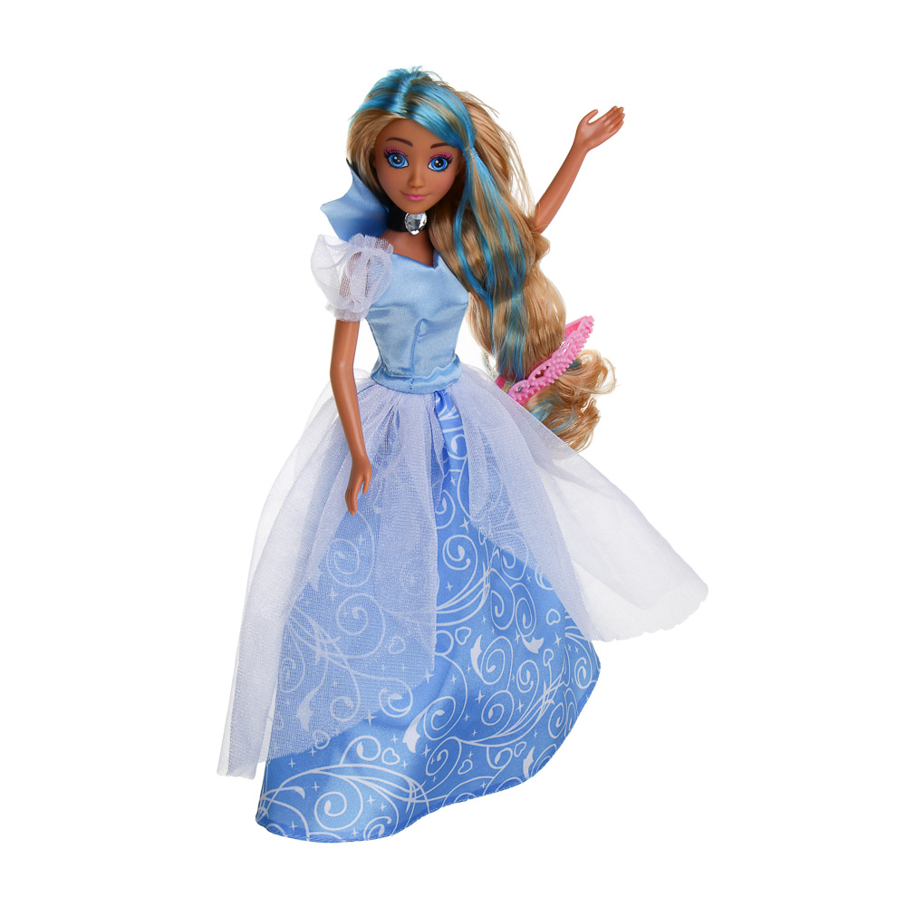 ИГРОЛЕНД Кукла в бальном платье, 28 см, PVC, ABS, полиэстер, 22х6х32,5 см, 2 дизайна, арт.№ 436-159