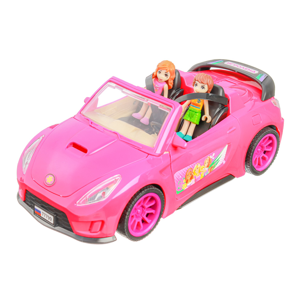 ИГРОЛЕНД Набор игровой "Дом для путешествий", 2 куклы, аксесс., 17пр, пластик, 44х22х23см, 2 дизайна, арт.№ 294-128