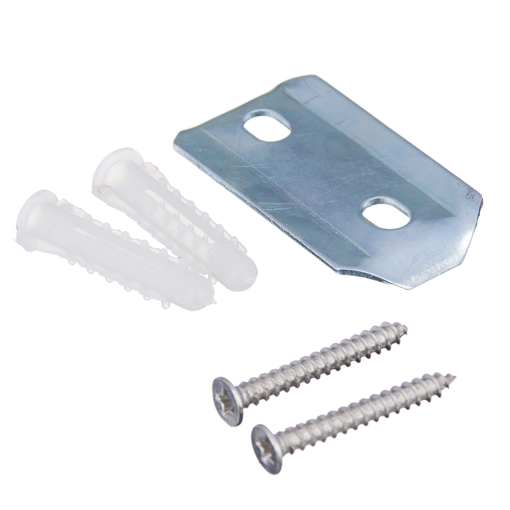 SonWelle Стакан для зубных щеток подвесной с креплением, хром, стекло, арт.№ 555-002