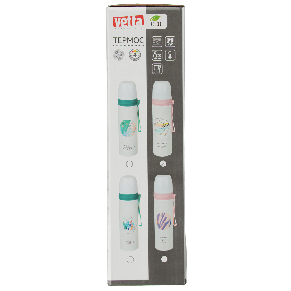 VETTA Термос 500мл, нерж.сталь, 4 дизайна, арт.№ 841-800