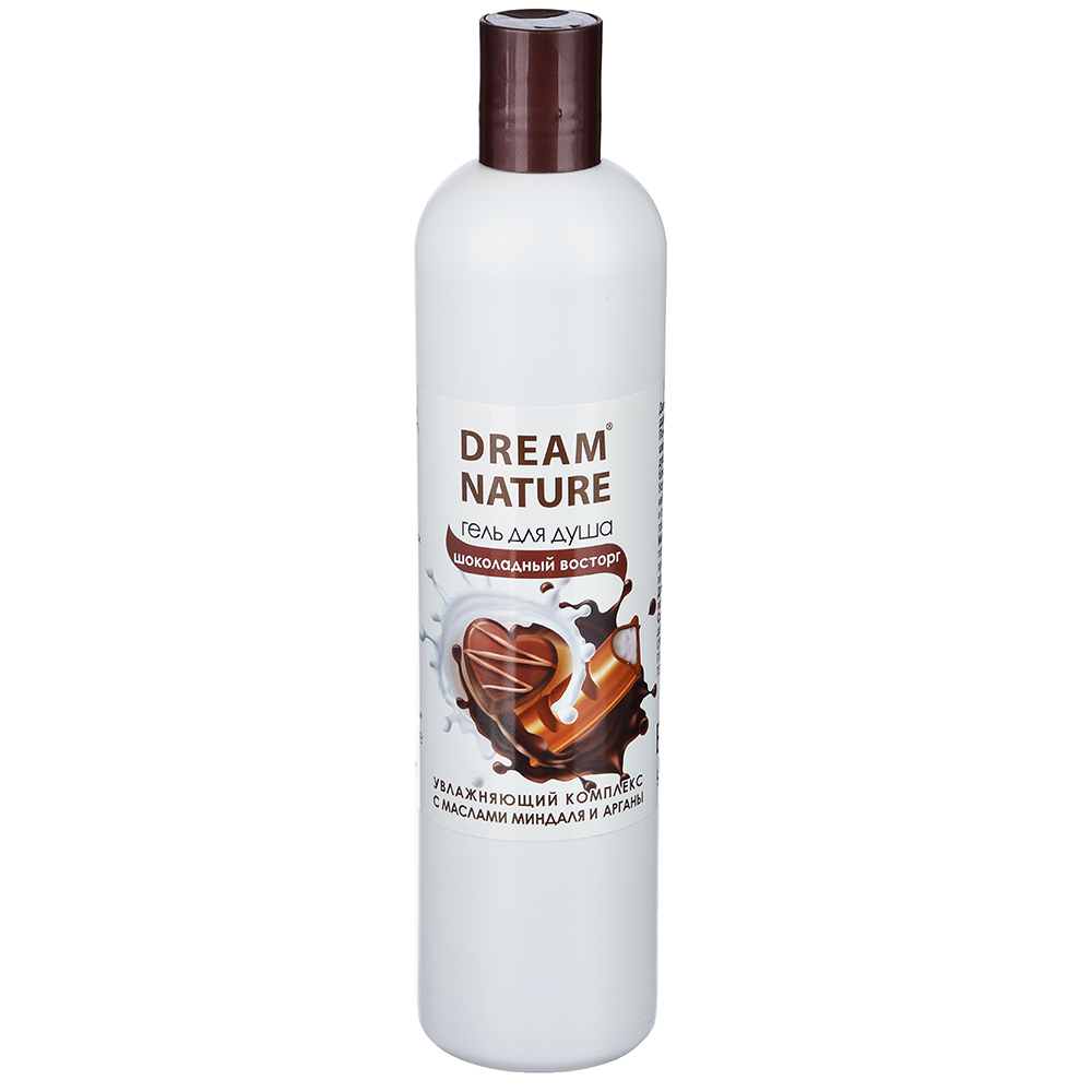 Гель для душа Dream Nature "Клубничный смузи", "Шоколадный восторг ", 400 мл, арт 1426, арт.№ 951-065