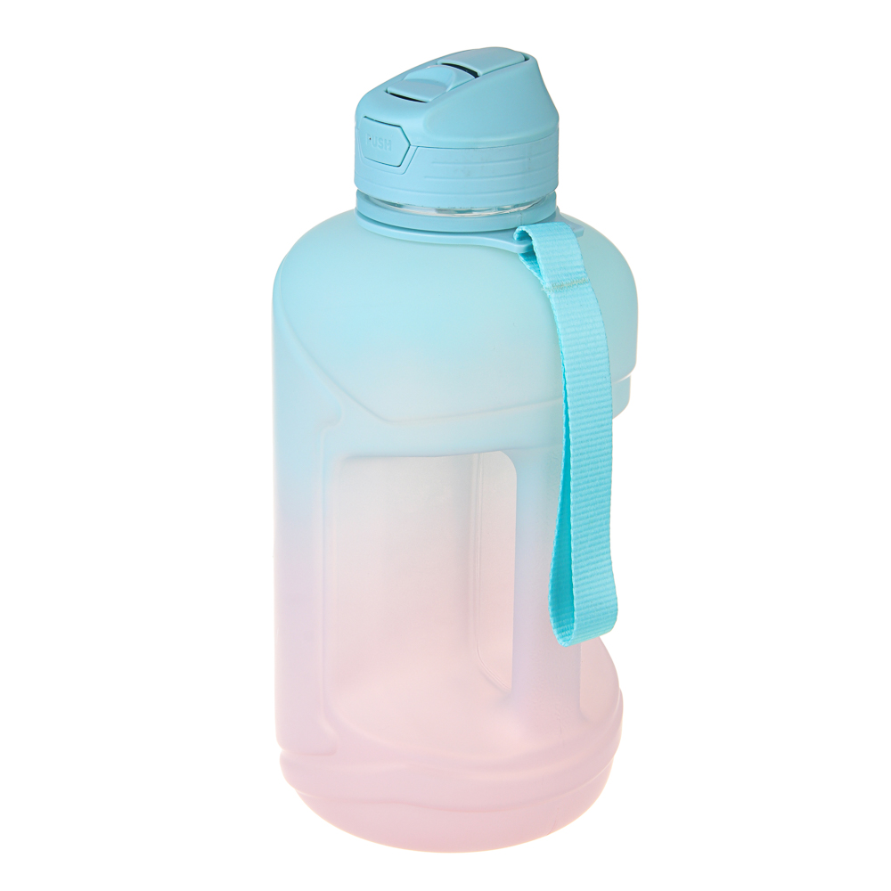 SILAPRO MAX Бутылка спортивная с замком, EGGSHELL BLUE-LOTUS ,2л, PETG, арт.№ 088-047