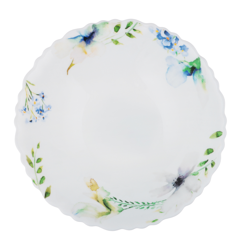 MILLIMI Шабер Салатник, опаловое стекло, 16.5см, арт.№ 818-866