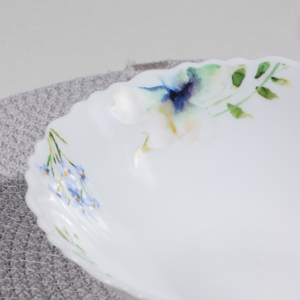 MILLIMI Шабер Салатник, опаловое стекло, 16.5см, арт.№ 818-866