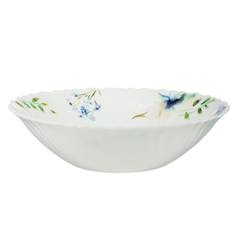 MILLIMI Шабер Салатник, опаловое стекло, 19см, арт.№ 818-867