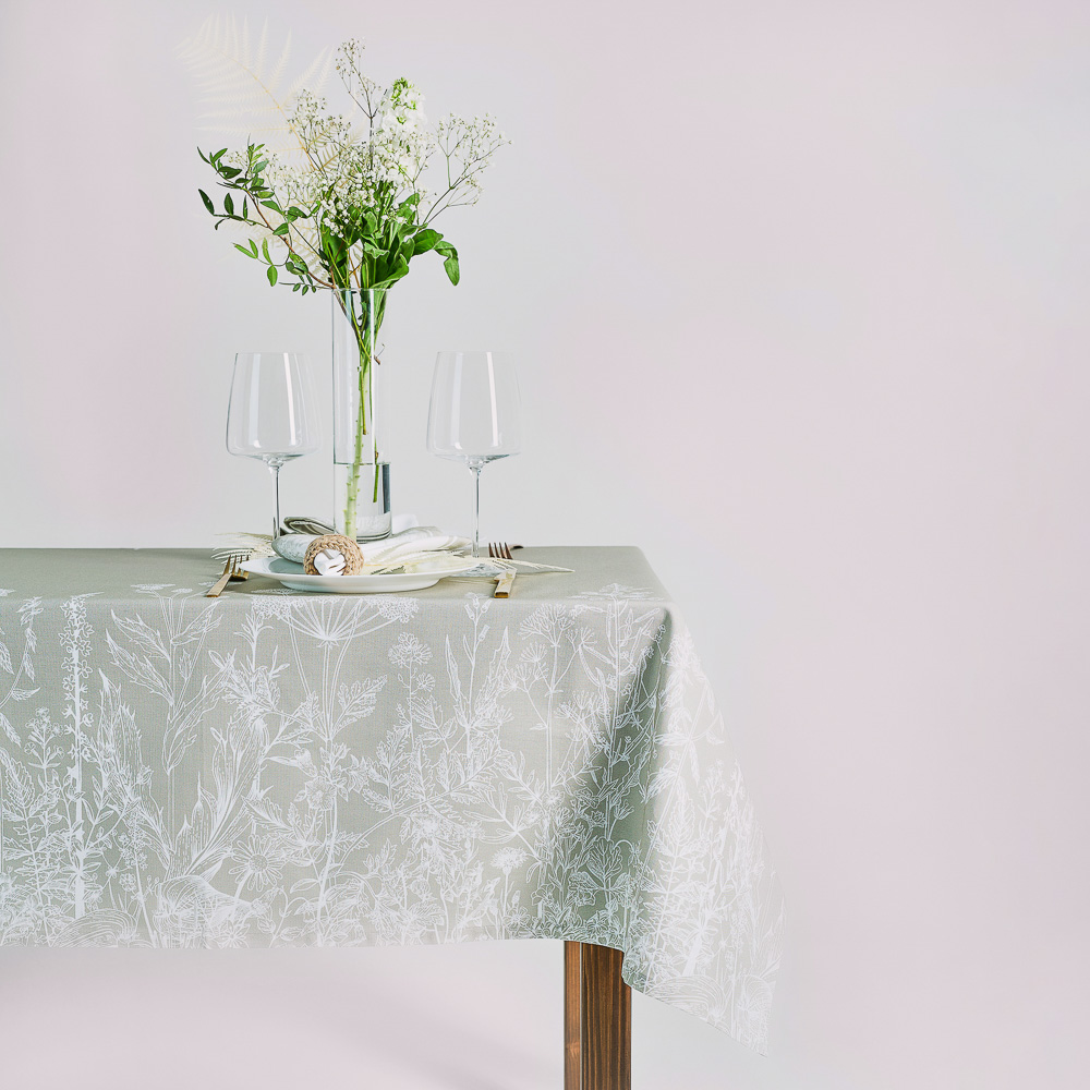 BY COLLECTION Элеганс Скатерть текстильная, 140х200см, 100% хлопок, арт.№ 435-135
