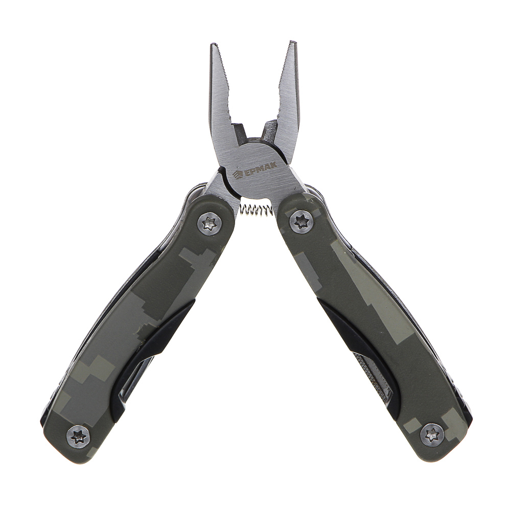 Инструмент многофункциональный тм ЕРМАК, 15 функций, 10,5см, нерж.сталь, арт.№ 118-152