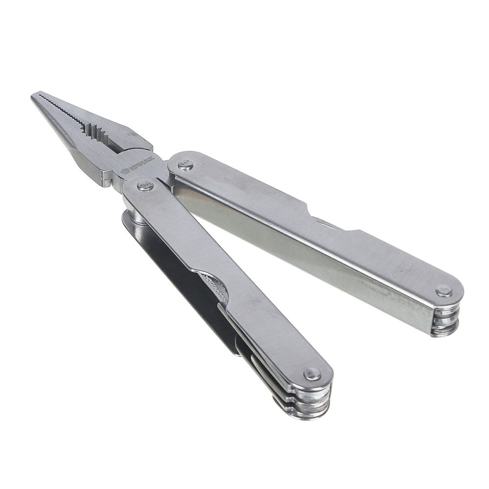 Инструмент многофункциональный тм ЕРМАК, 15 функций, 15см, нерж.сталь, арт.№ 118-146