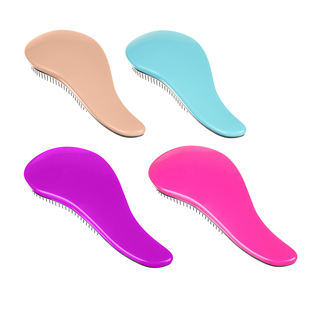 ЮниLook Расческа массажная Проф, пластик, 7х18см, 4 цвета, арт.№ 356-260