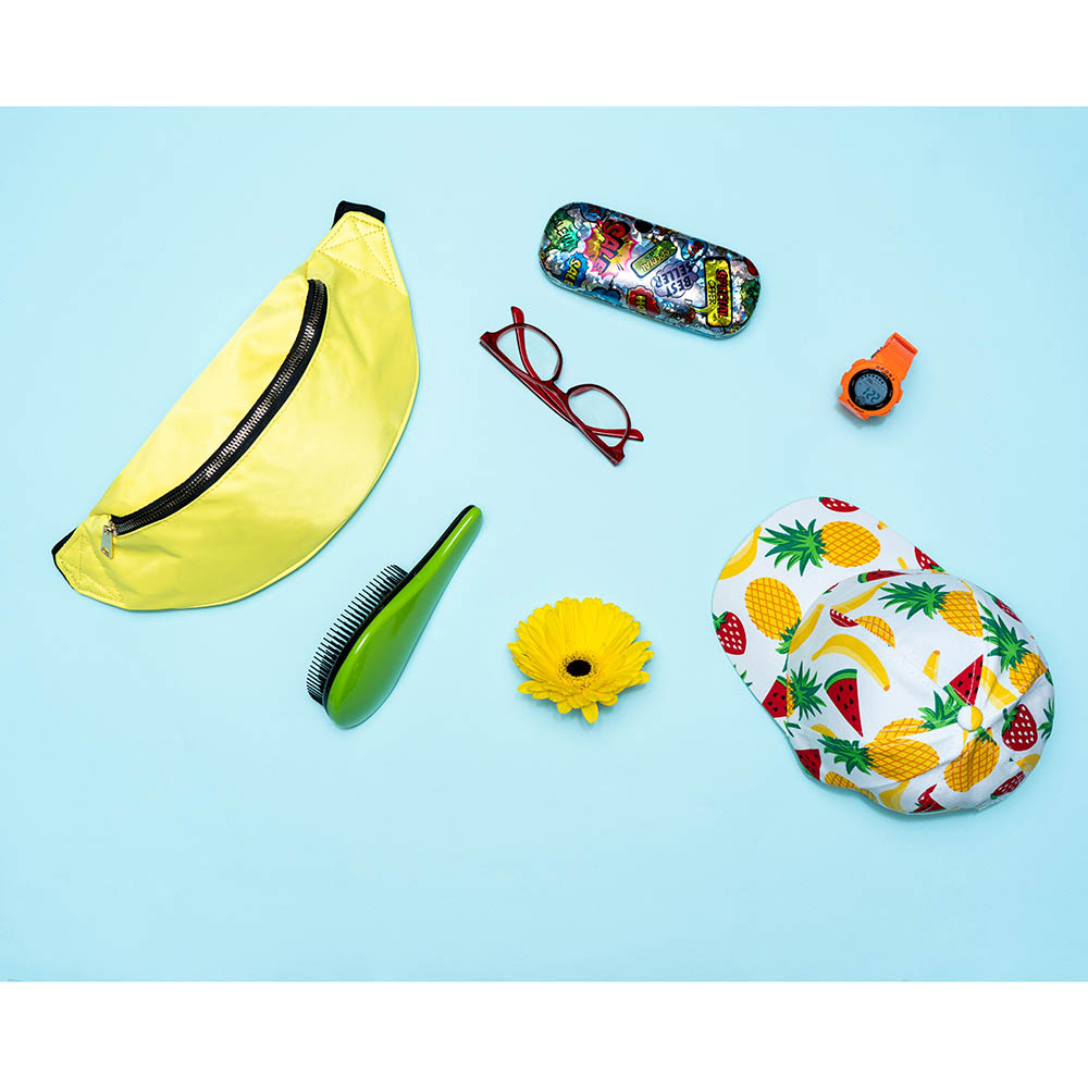 ЮниLook Расческа массажная Проф, пластик, 7х18см, 4 цвета, арт.№ 356-260