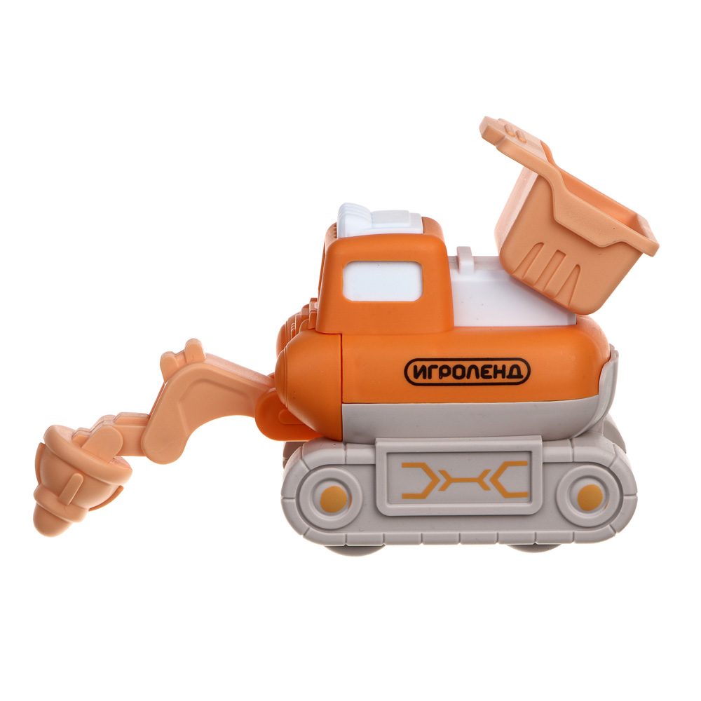 ИГРОЛЕНД Трактор инерционный "Мини-техника", PP, 15х9,5х6 см, арт.№ 292-316