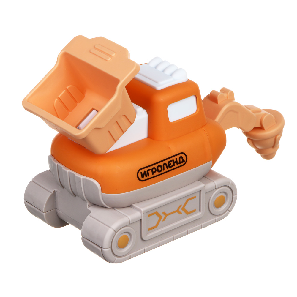 ИГРОЛЕНД Трактор инерционный "Мини-техника", PP, 15х9,5х6 см, арт.№ 292-316