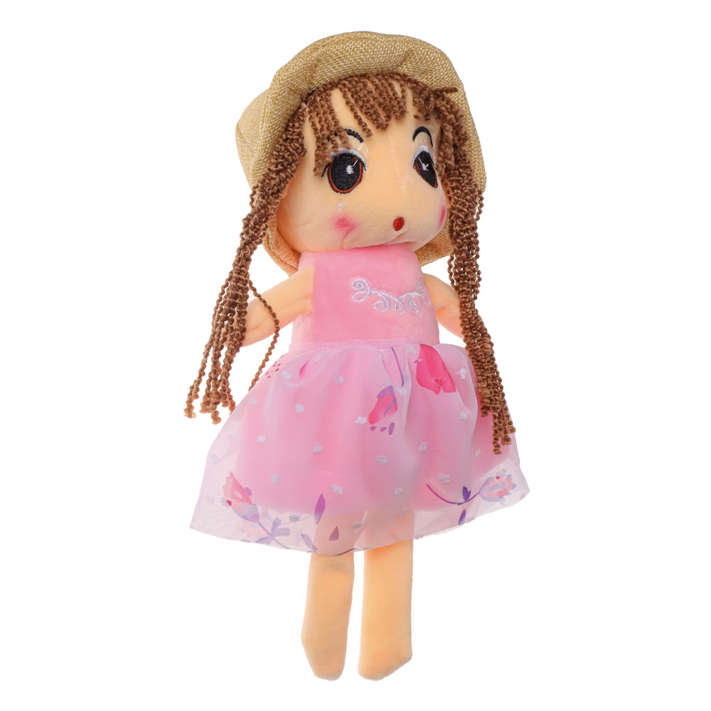 МЕШОК ПОДАРКОВ Игрушка мягкая в виде куклы, полиэстер, 27-30см, 2 дизайна, арт.№ 264-232