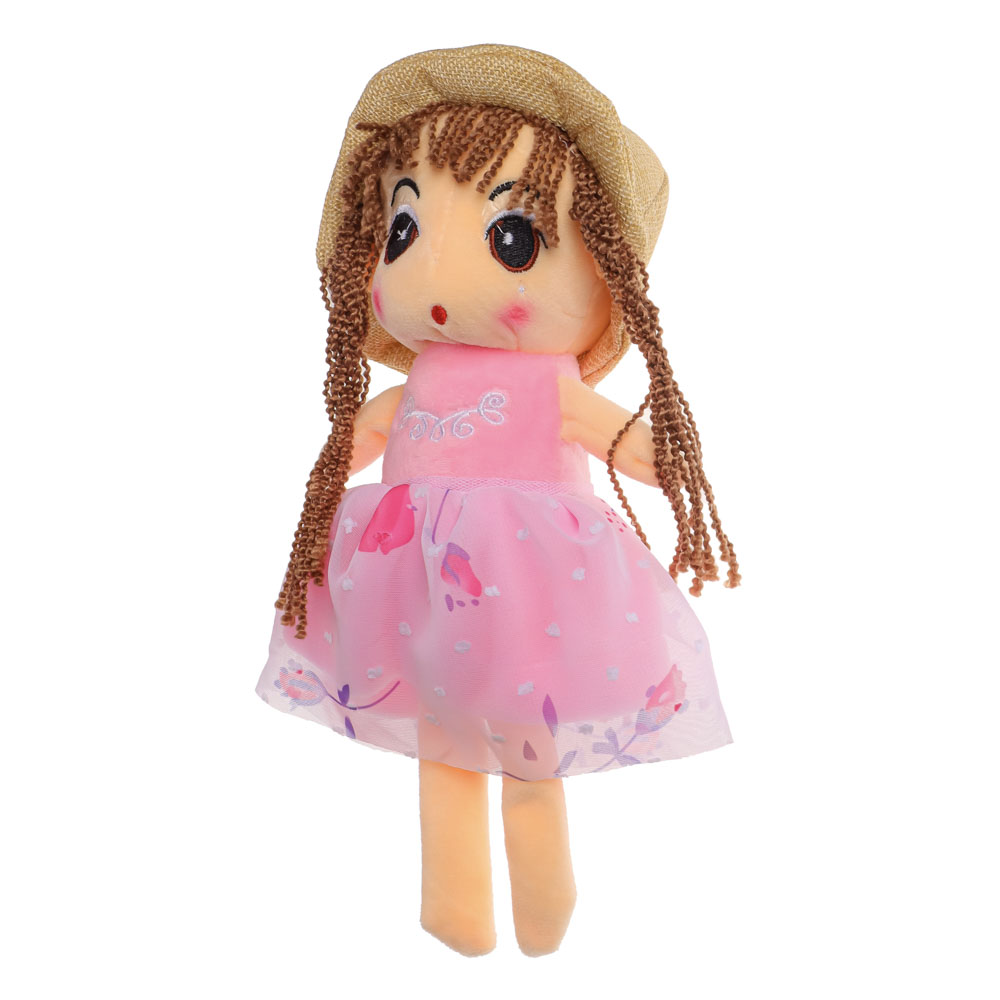 МЕШОК ПОДАРКОВ Игрушка мягкая в виде куклы, полиэстер, 27-30см, 2 дизайна, арт.№ 264-232