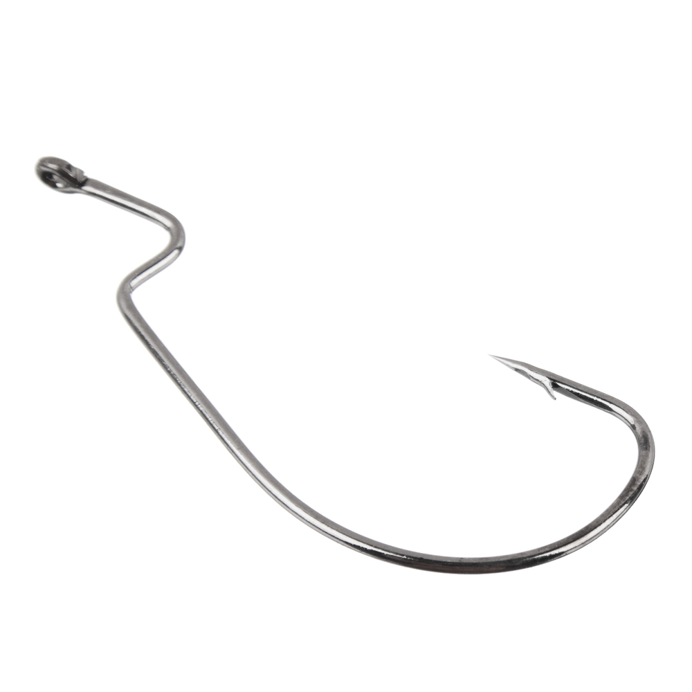 Набор крючков тм AZOR FISHING, 5шт, оффсетный №2, 1,1/0,3/0, 5/0 высокоугл. сталь, черный никель, арт.№ 143-068