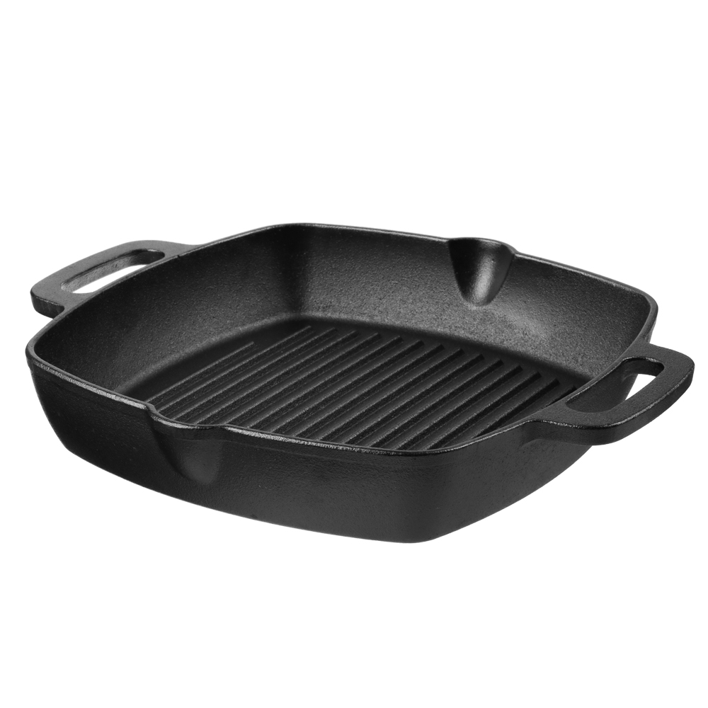 VETTA Сковорода-гриль чугун, 26х26х4,5см, индукция, арт.№ 808-004