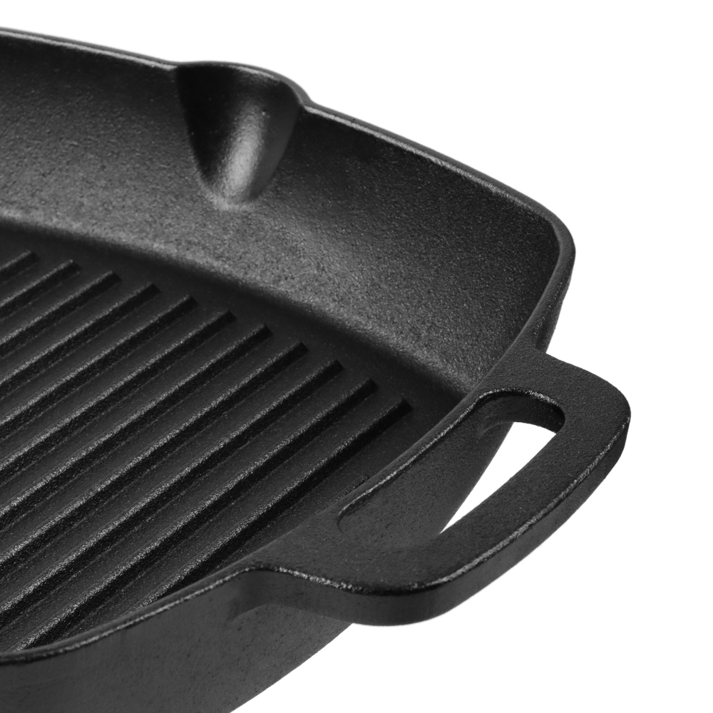 VETTA Сковорода-гриль чугун, 26х26х4,5см, индукция, арт.№ 808-004