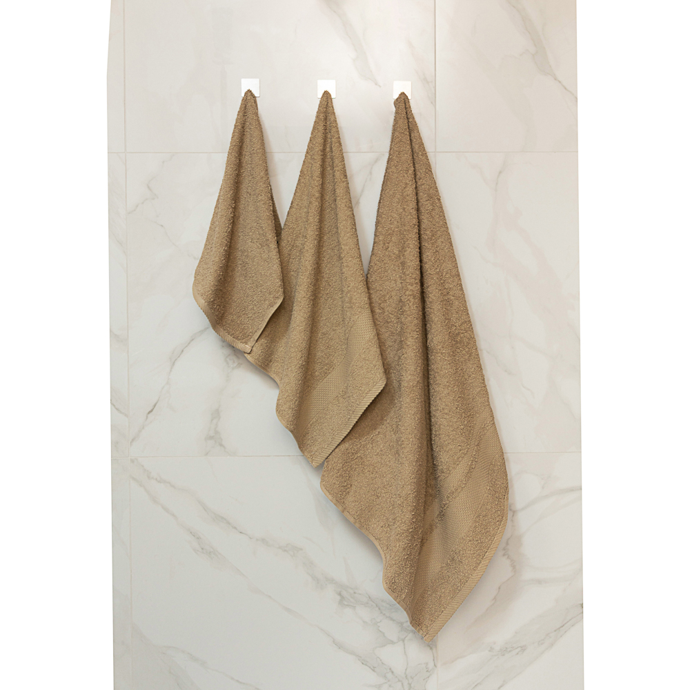 PROVANCE Наоми Полотенце махровое, 100% хлопок, 30х70см, 360гр/м, темно-зеленый, зелено-коричневый, арт.№ 492-099