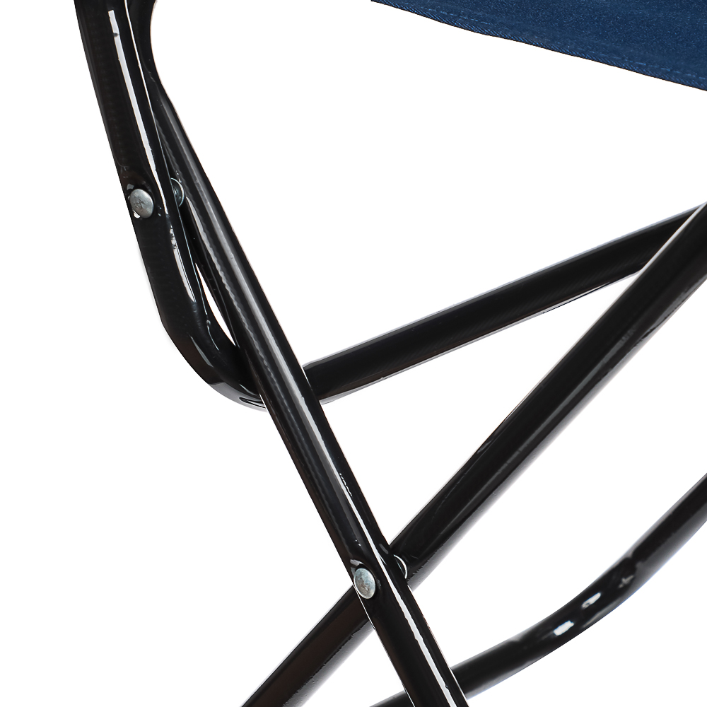 Стул туристический тм РУССО ТУРИСТО, складной со спинкой, до 90кг, 32х34х58см, труба сталь 16х1мм, арт.№ 121-067