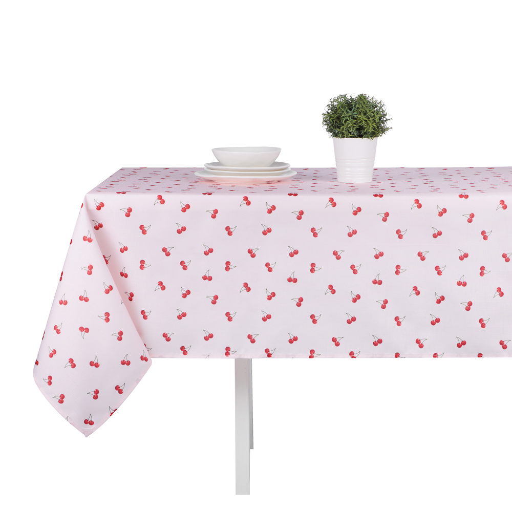 Скатерть текстильная тм PROVANCE Черри 140х180см, 100% полиэстер, арт.№ 435-196