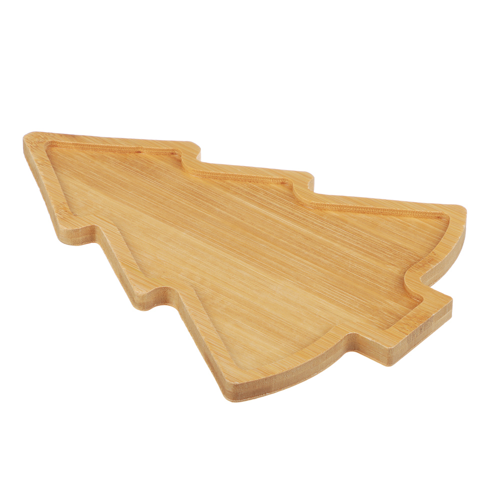 Менажница "Елка" тм SATOSHI Астрия 20,6х15х1,2см, бамбук, арт.№ 883-128