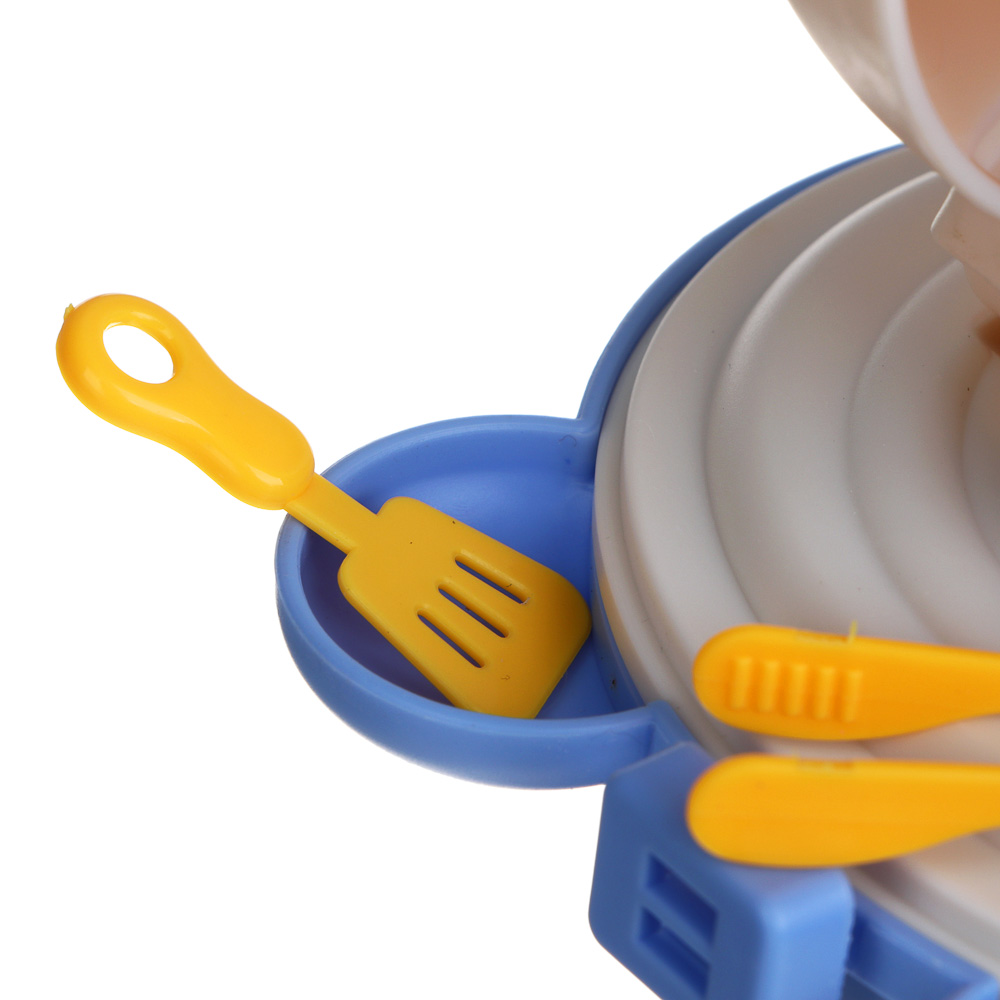 ИГРОЛЕНД Набор игровой, кухня в чемоданчике, PP, 9,6х7,5х13 см 2 дизайна, арт.№ 294-203