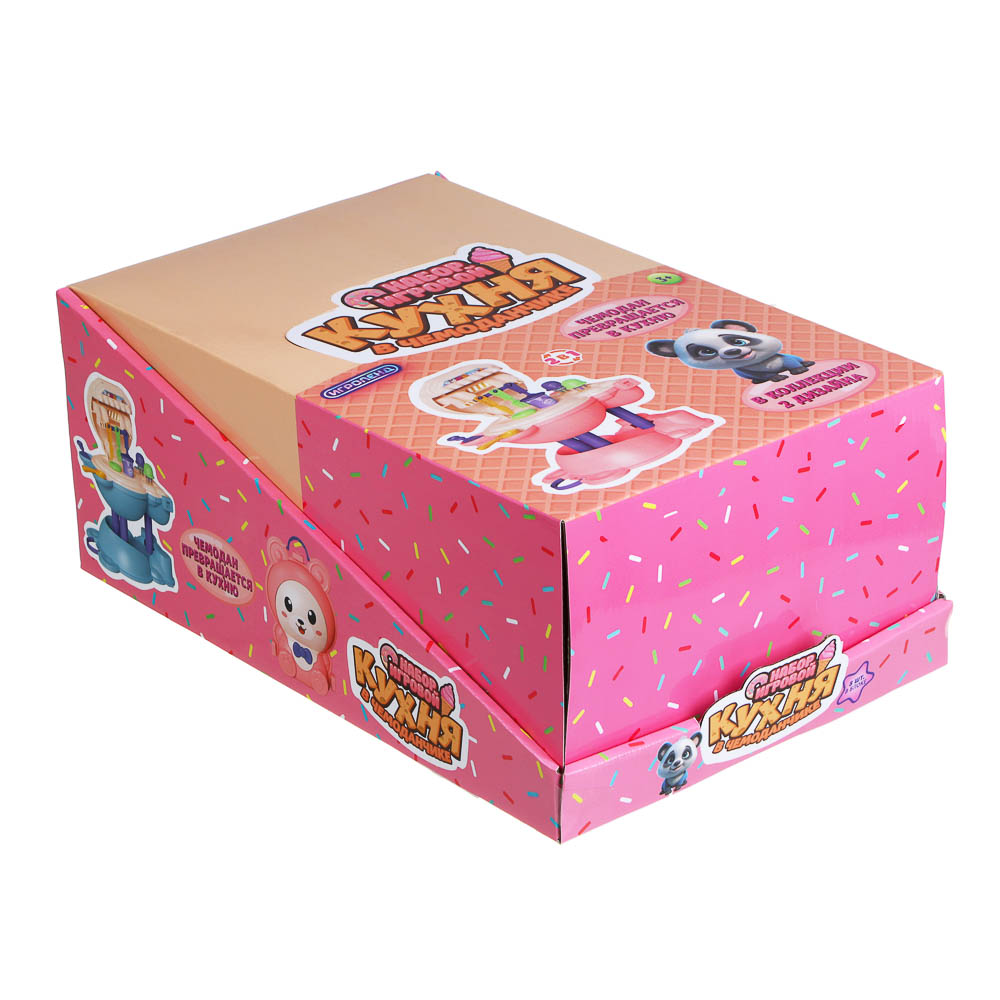 ИГРОЛЕНД Набор игровой, кухня в чемоданчике, PP, 9,6х7,5х13 см 2 дизайна, арт.№ 294-203