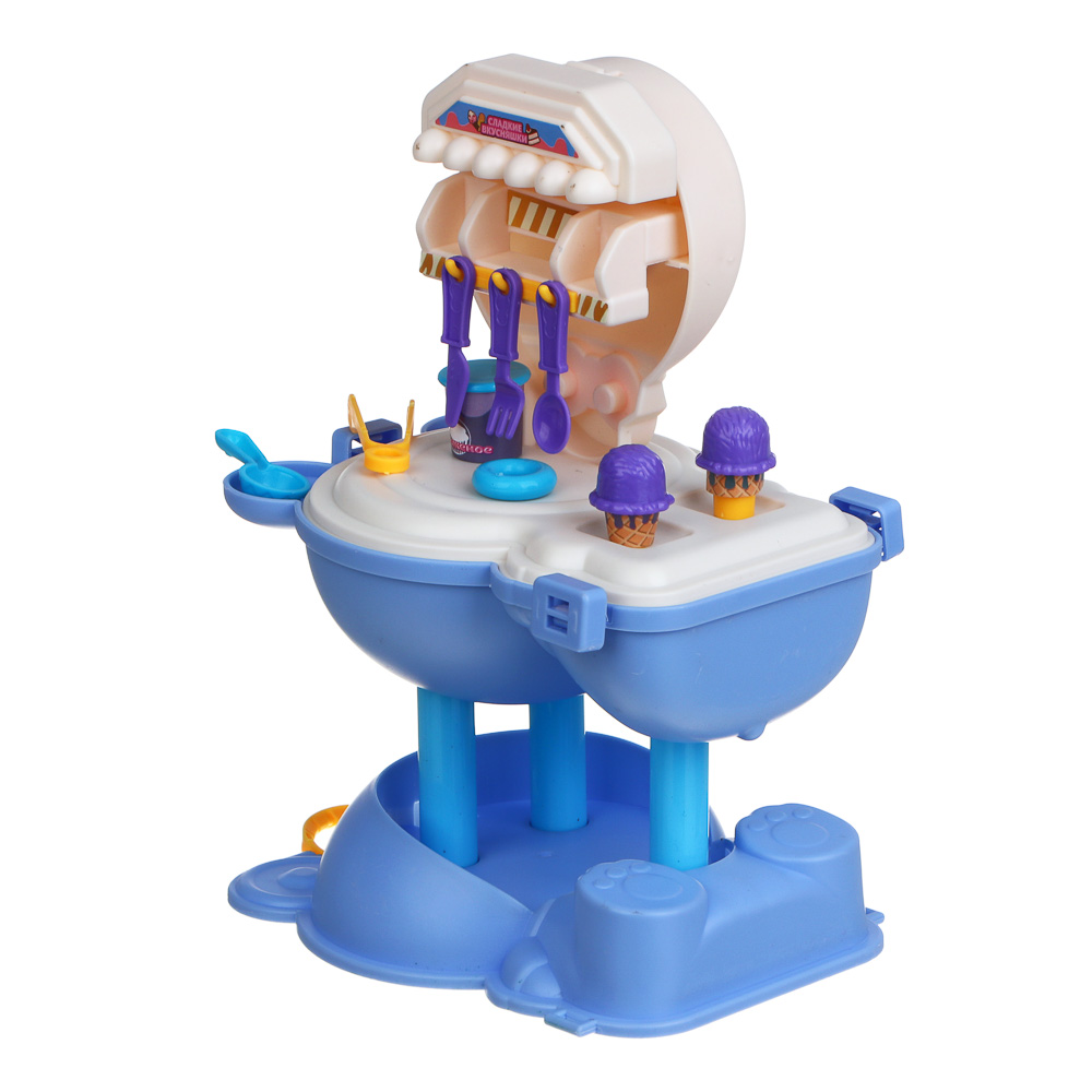 ИГРОЛЕНД Набор игровой, кухня в чемоданчике, PP, 9,6х7,5х13 см 2 дизайна, арт.№ 294-203