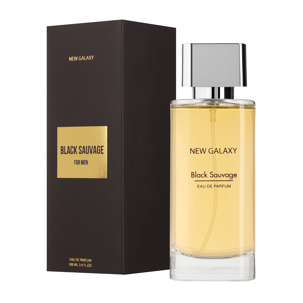 NEW GALAXY Парфюмерная вода мужская Black Sauvage, 100 мл, арт.№ 313-337