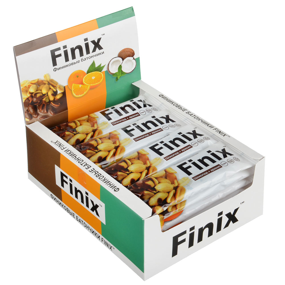 БАД Батончик финиковый Finix, 30г, 3 вида, арт.№ 015-104