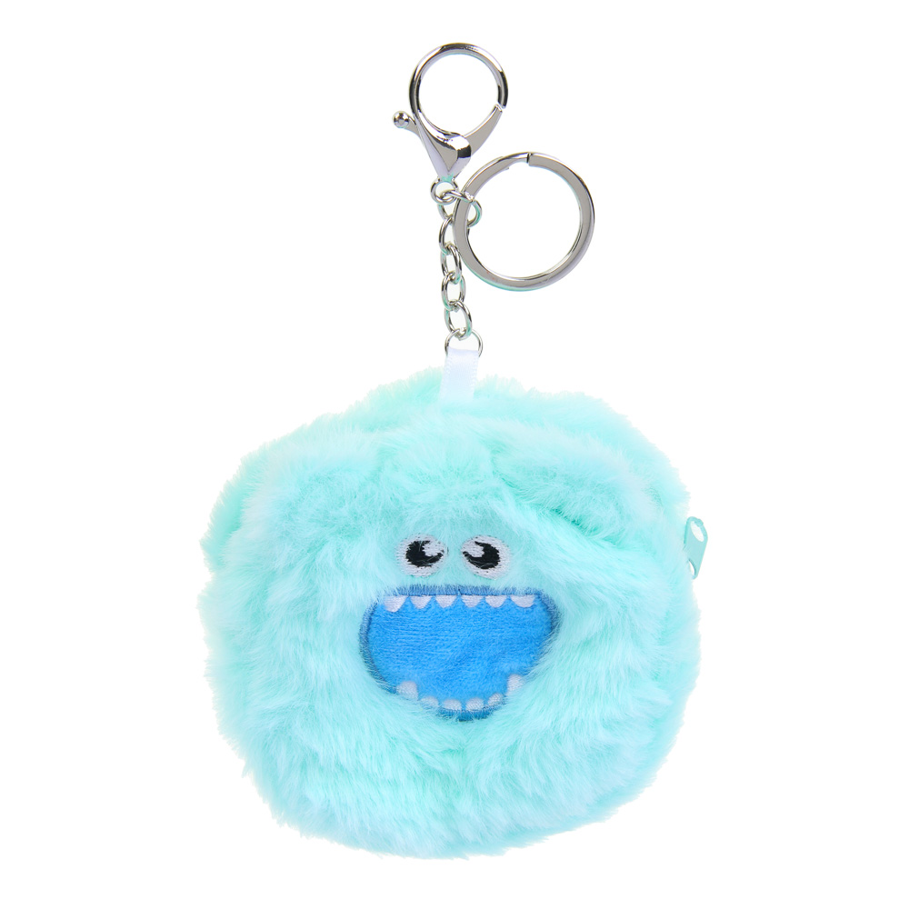 ЮL Сумочка для мелочей пушистый монстрик, полиэстер, 9х4см, 4 дизайна, КЖ24-69, арт.№ 337-212