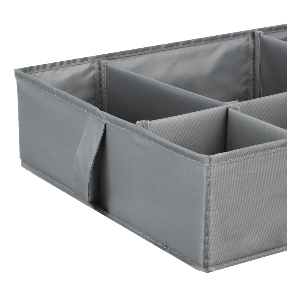 VETTA Органайзер, 7 отделений, 40х30х10 см, Швеция, полиэстер серый, арт.№ 457-711