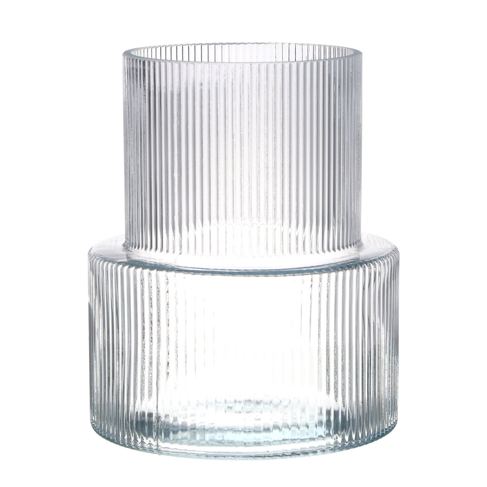 Ваза стеклянная, 15х11х18 см, арт.№ 502-217