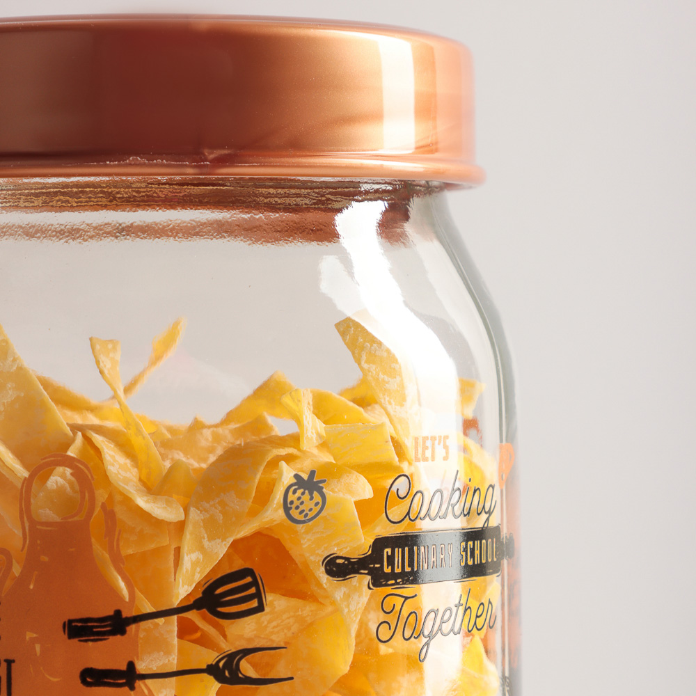 HEREVIN Китчен Банка для сыпучих продуктов, стекло, 1000мл, 171541-861, арт.№ 828-290