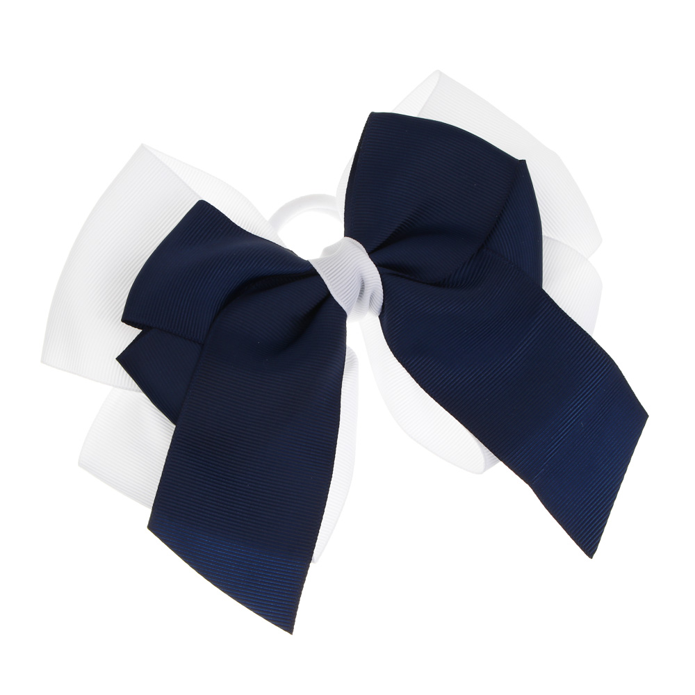 Бант двойной на резинке ЮНИLOOK, 18 см, 3 цвета, текстиль, арт.№ 322-323