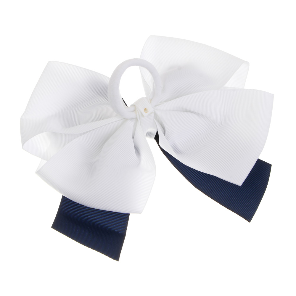 Бант двойной на резинке ЮНИLOOK, 18 см, 3 цвета, текстиль, арт.№ 322-323