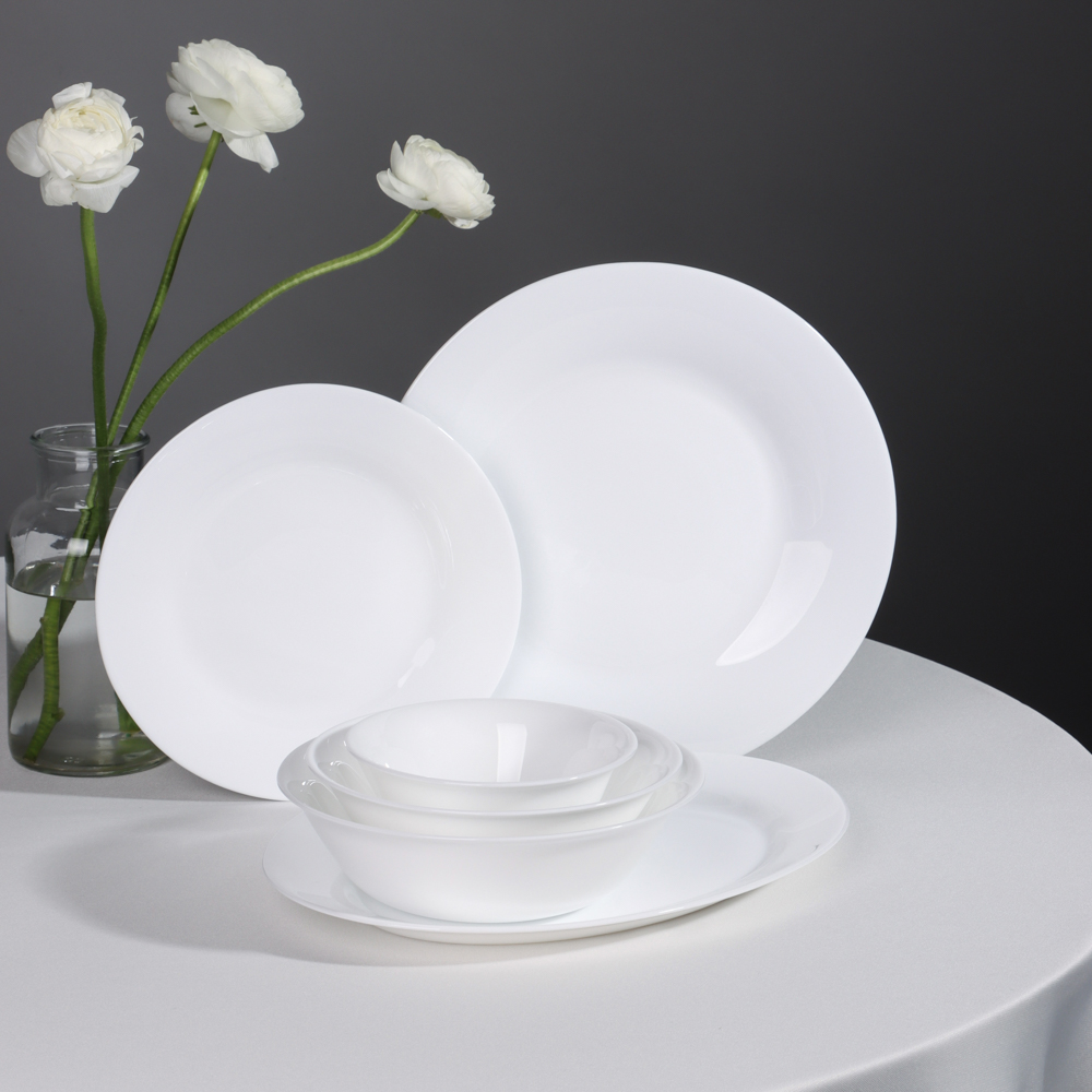 MILLIMI Белана Салатник, опаловое стекло, 16,5см, арт.№ 818-061