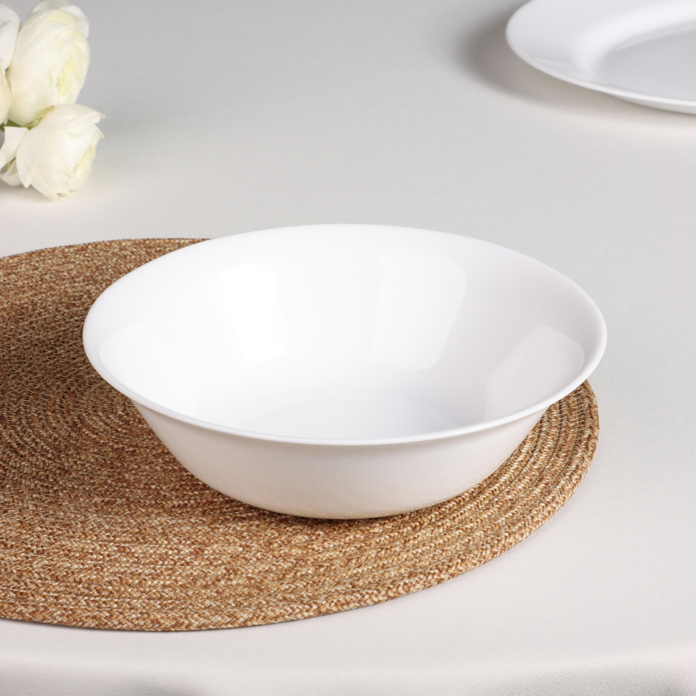 MILLIMI Белана Салатник, опаловое стекло, 19см, арт.№ 818-062