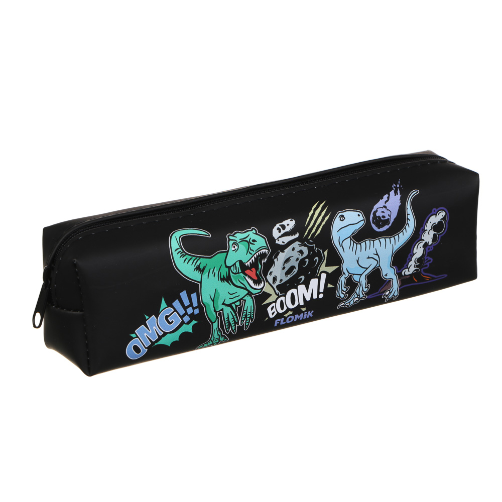 Древний Мир Пенал прямоугольный 20,5x6x4см, искусственная кожа с печатью, арт.№ 238-013