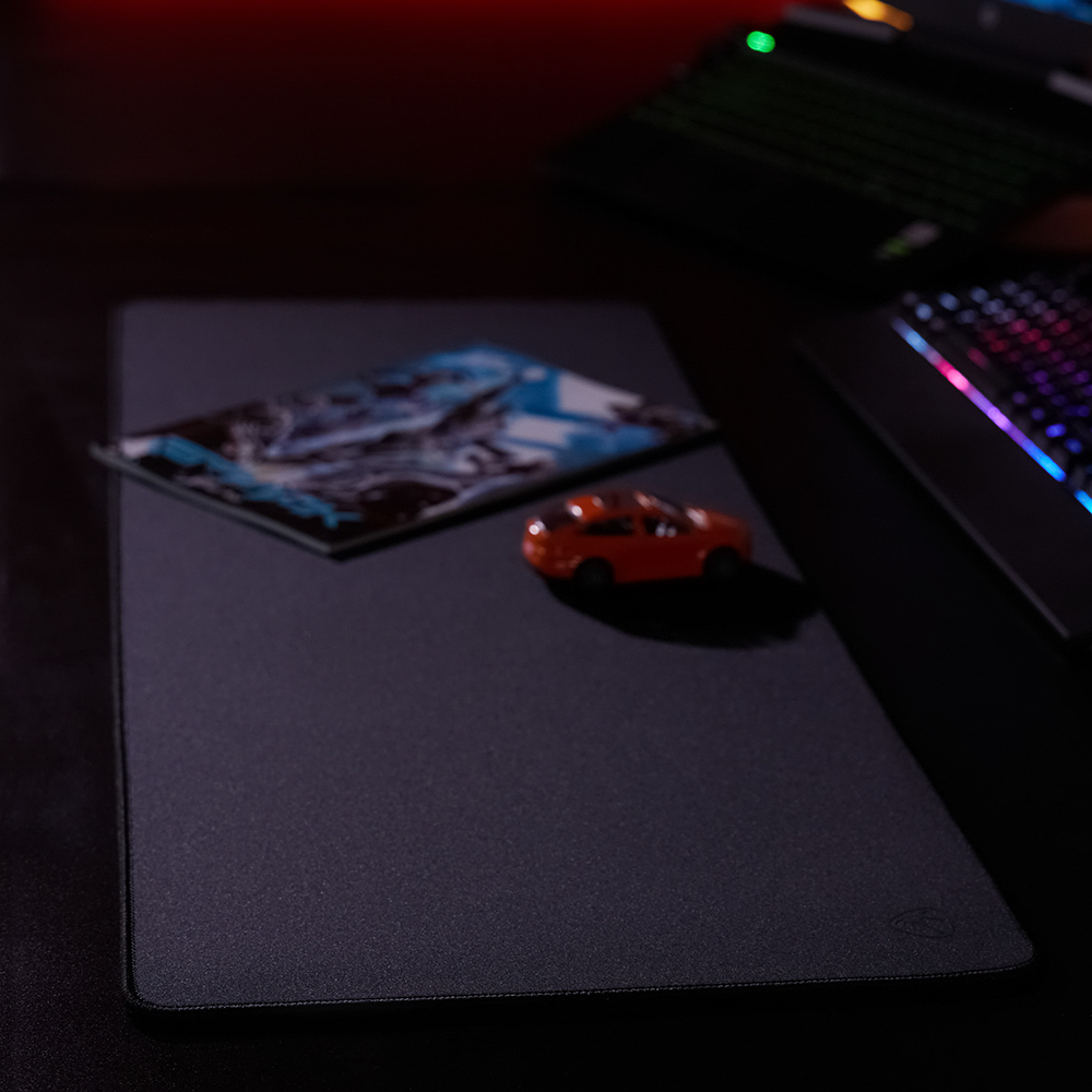 Коврик игровой BY "Speed" 800х300х4мм, прорезиненный с нейлоновым покрытием, чёрный, арт.№ 405-065