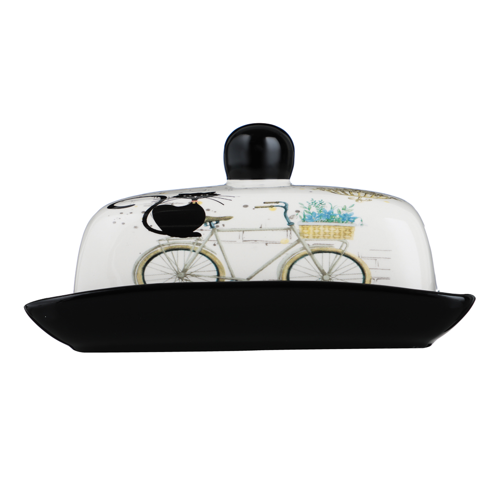 MILLIMI Котейка Масленка, 17х12x8см, керамика, арт.№ 824-128