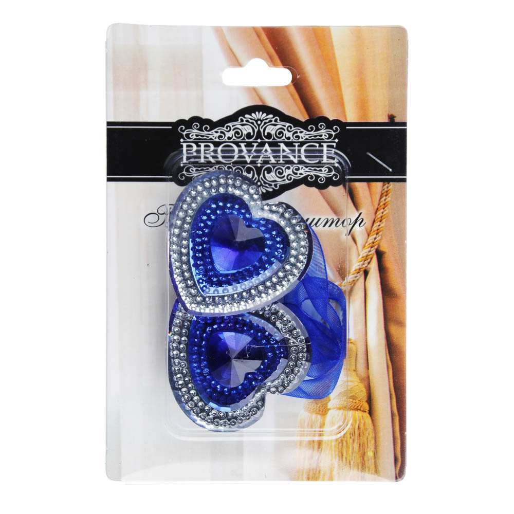 PROVANCE Подхват для штор магнитный 2-сторонний, "Сердце", 5 дизайнов, арт.№ 491-371