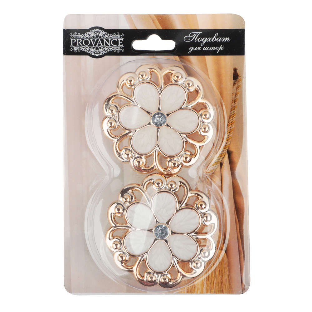 PROVANCE Подхват для штор магнитный, "Цветок", арт.№ 491-344