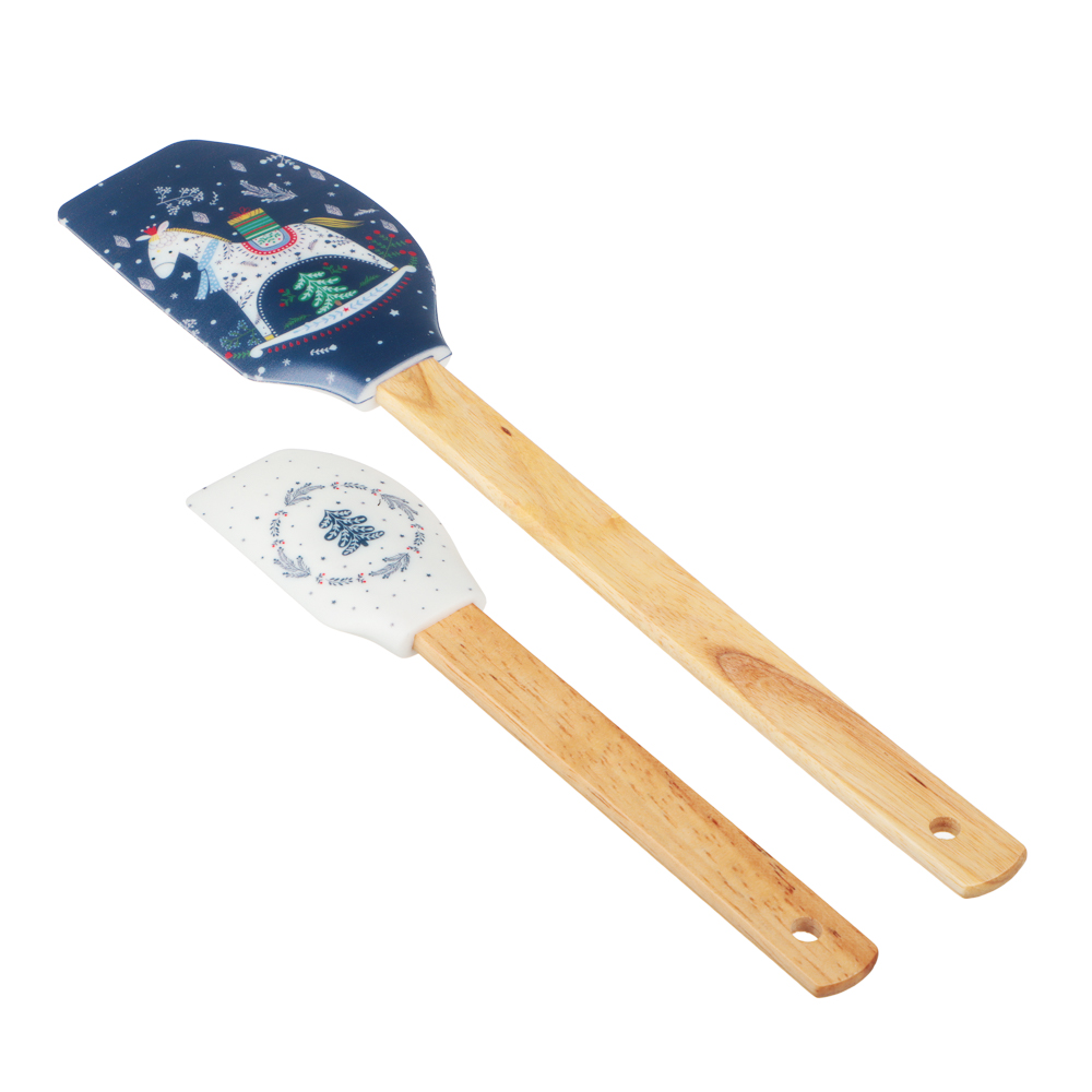Новогодняя коллекция Нордик Набор 2 пр., лопатки силиконовые, арт.№ 856-219