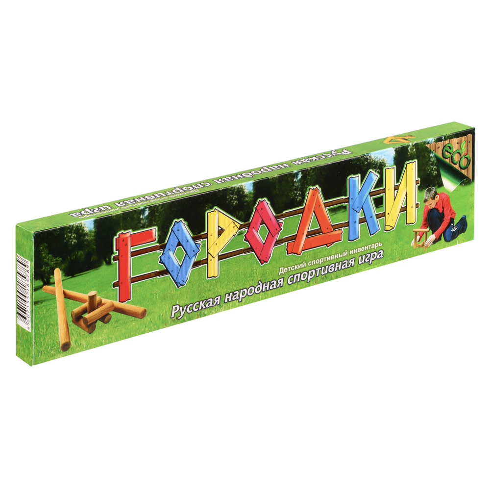 Игра детская "Городки" спортивная, дерево, 49 см, арт.№ 134-230