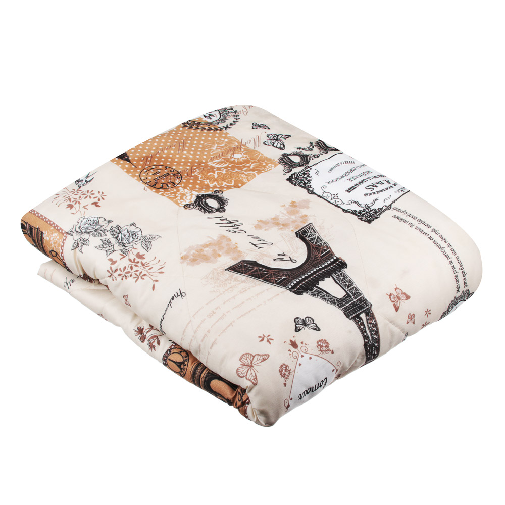 Одеяло "Стандарт" стеганое, облегченное, 150гр/м, полиэстер, 140х205см, арт.№ 427-019